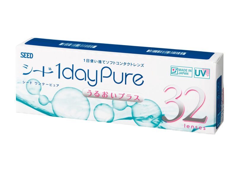 SEED 1dayPure moisture - Kính áp tròng dùng 1 lần dành cho mắt cận thị hoặc viễn thị