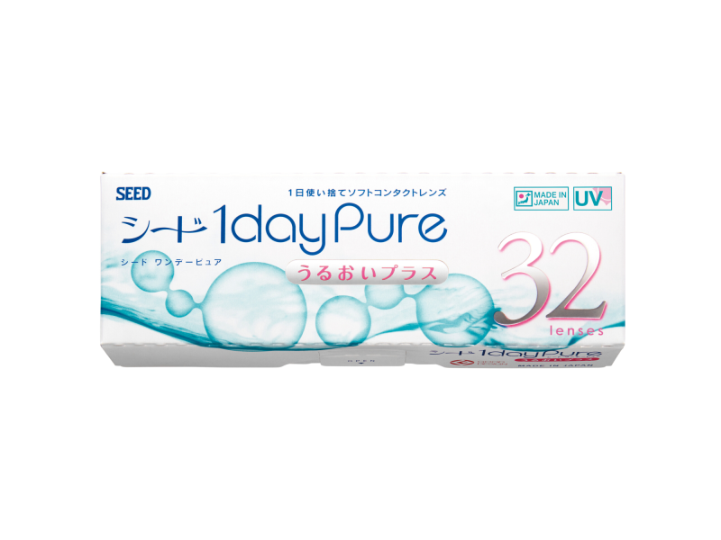 SEED 1dayPure moisture - Kính áp tròng dùng 1 lần dành cho mắt cận thị hoặc viễn thị