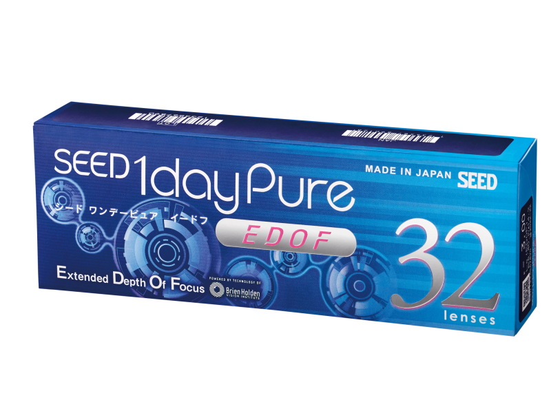 SEED 1dayPure EDOF - Kính áp tròng dùng 1 lần dành cho mắt lão thị với công nghệ mở rộng độ sâu tiêu điểm