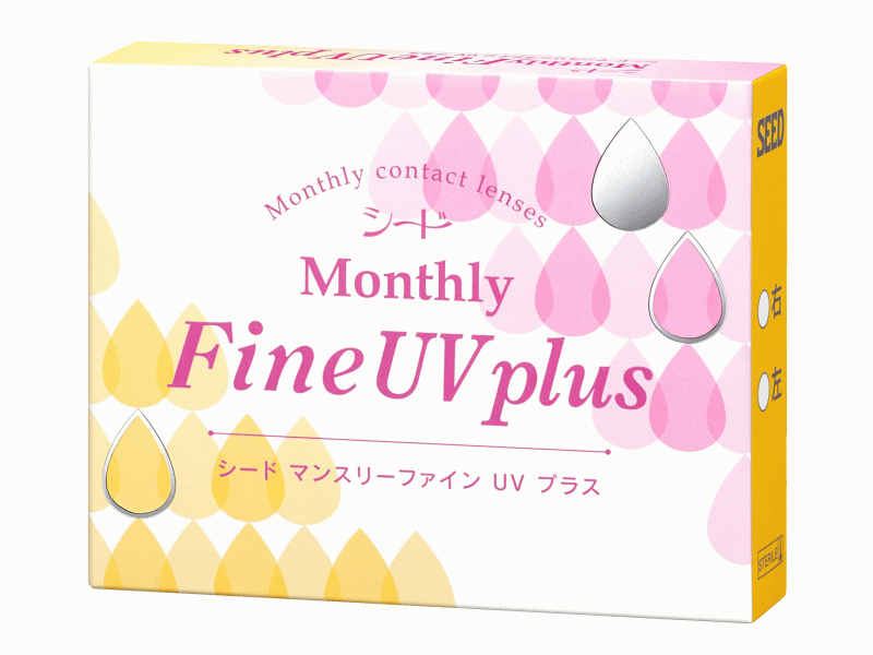 MonthlyFine UV plus – Kính áp tròng dùng 1 tháng dành cho mát cận thị hoặc viễn thị